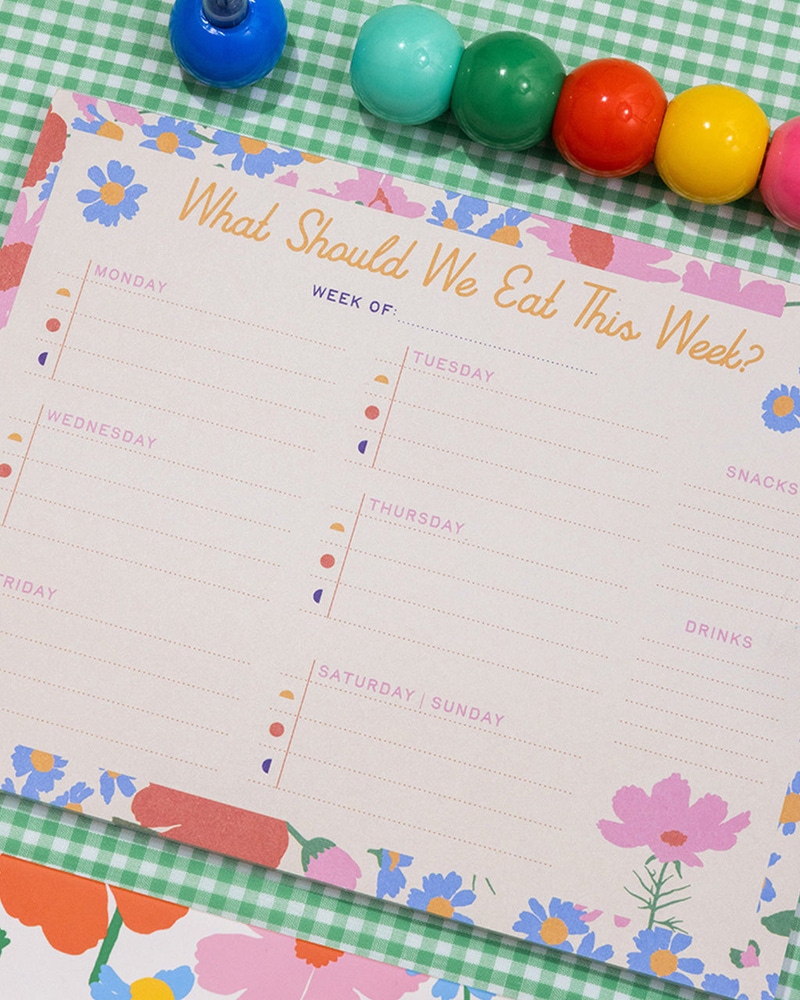 Meal Planner and Shopping List Set