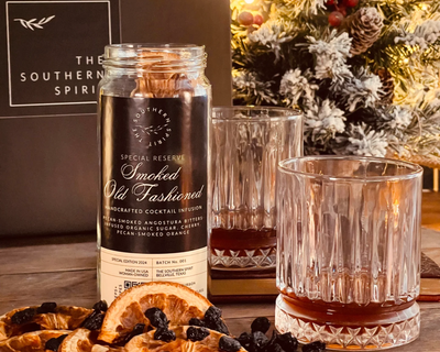 Special Reserve Pecan-Smoked Old Fashioned Cocktail Infusion Gift Set with Whiskey Glasses