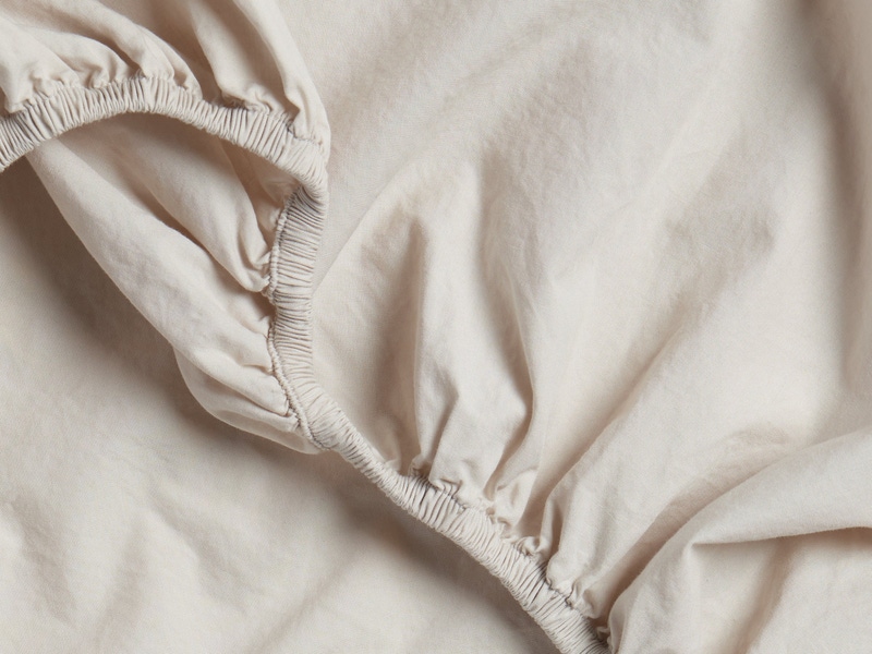 Percale Queen Fitted Sheet