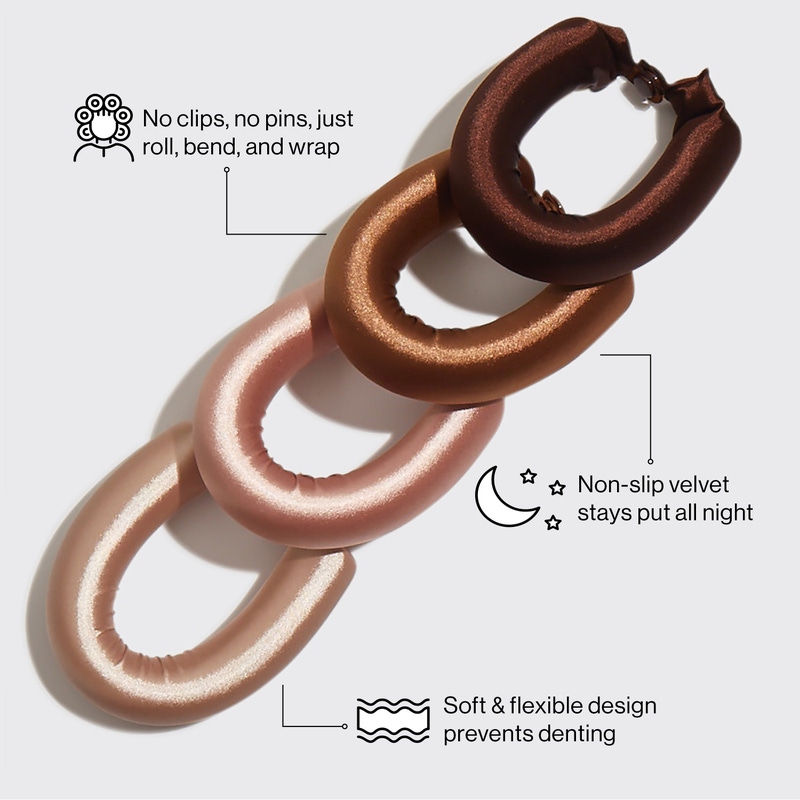 Jumbo Satin Flexi Rods 4-Piece Set