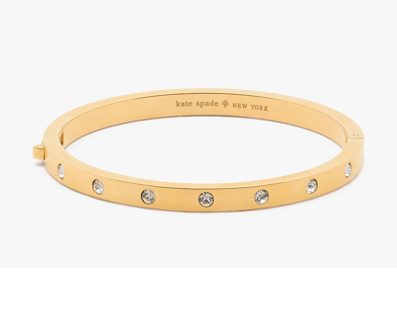 Set in Stone Hinged Bangle Bracelet