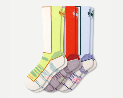 Youth Mid-Cushion Merino Wool Blend Ski & Snowboard Sock 3-Pack