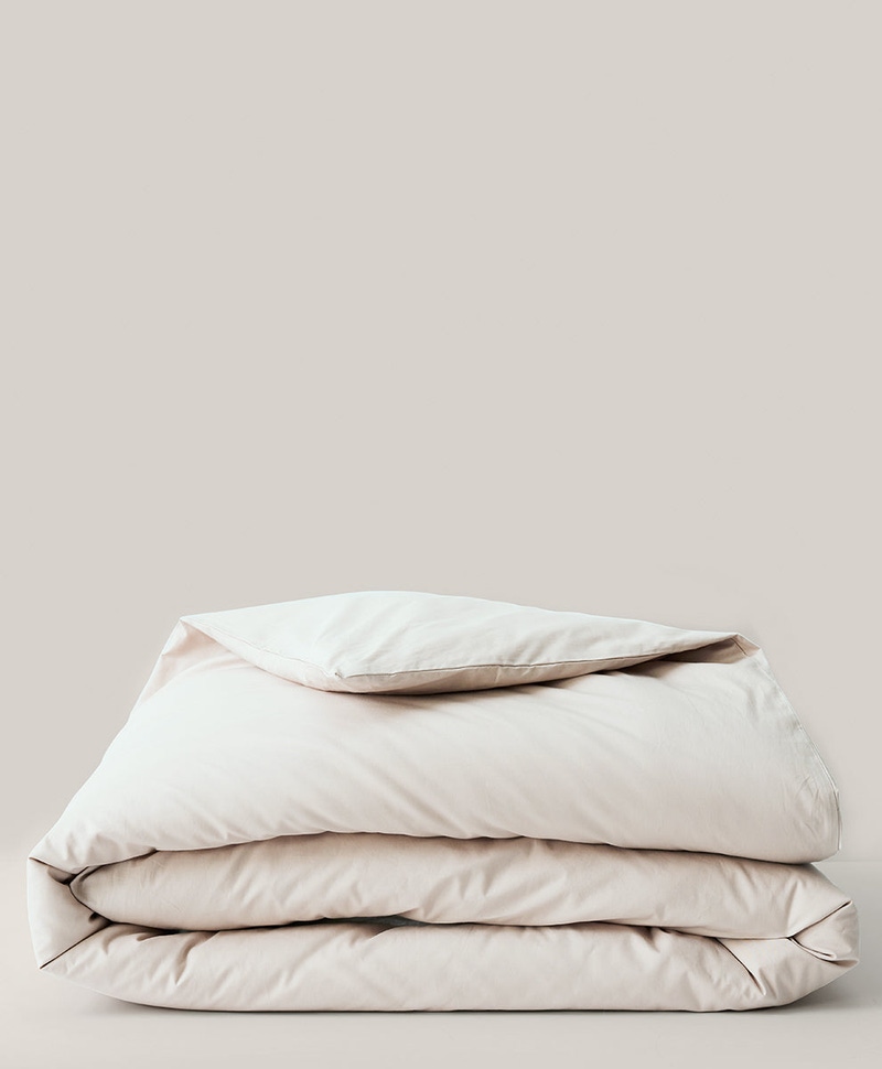 Organic Cool-Air Percale Duvet Cover, Queen