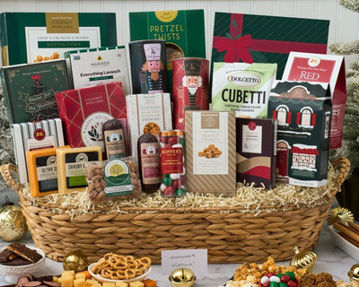 Jumbo Christmas Snack Gift Basket