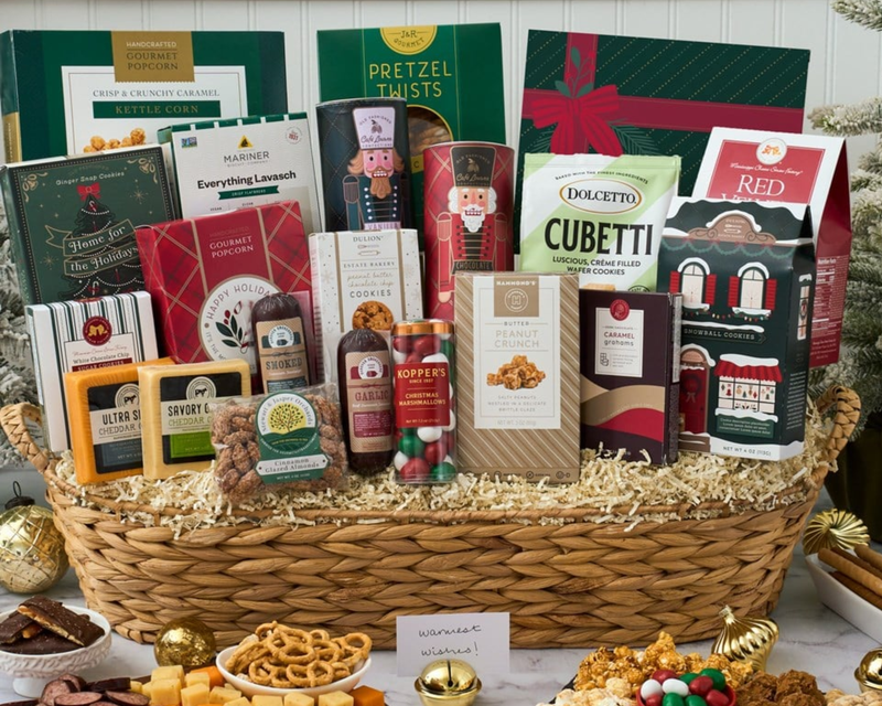 Jumbo Christmas Snack Gift Basket