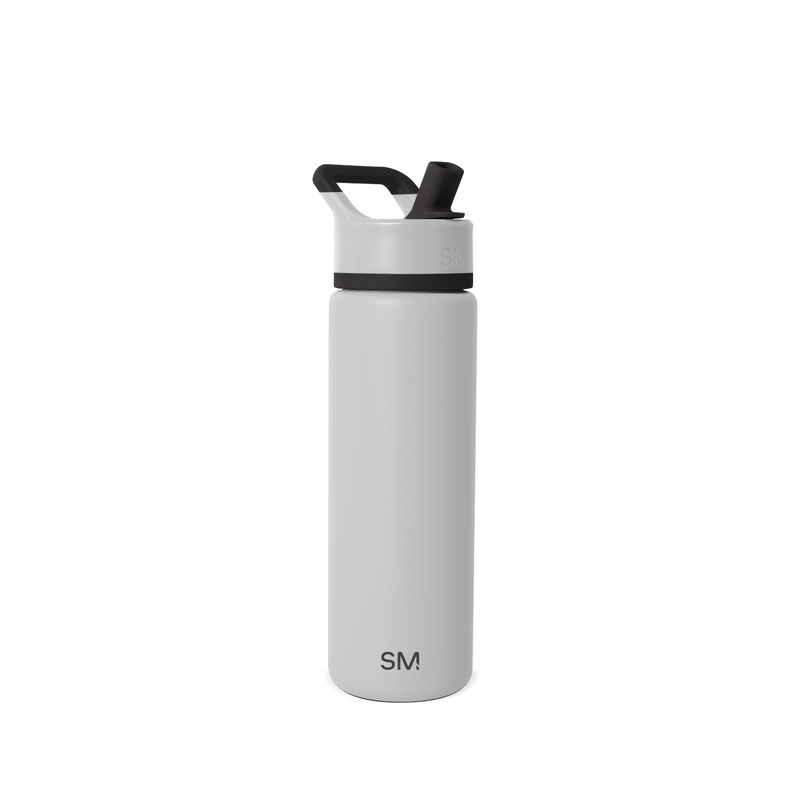 Summit Solid Water Bottle with Straw Lid, 22oz