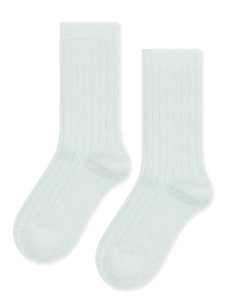 Women's Italia Cashmere Cozy Rib Crew Sock