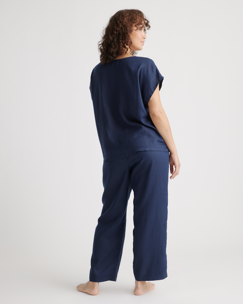 100% European Linen Pajama Set