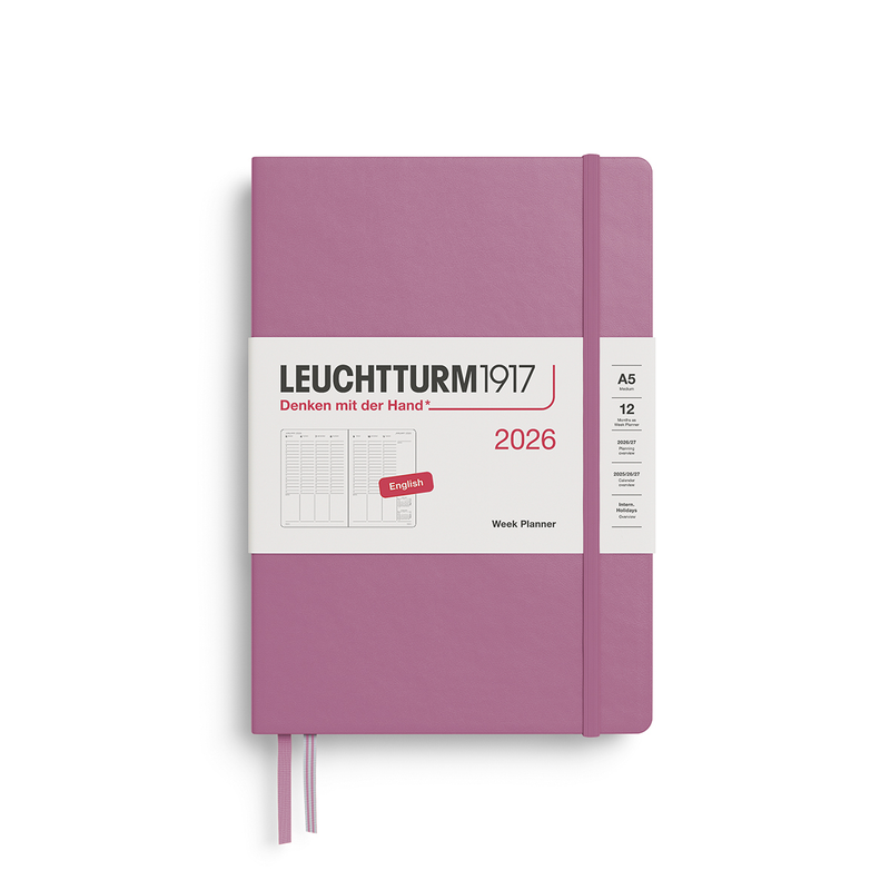 2026 Hardcover A5 Week Planner