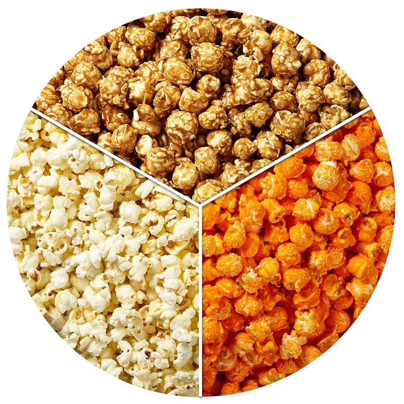 3 Flavor Hampton Classic Popcorn Tin, 3.5 gal.