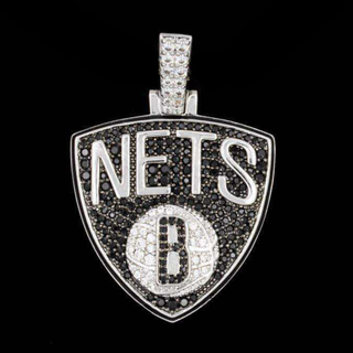 Brooklyn Nets  In White Gold