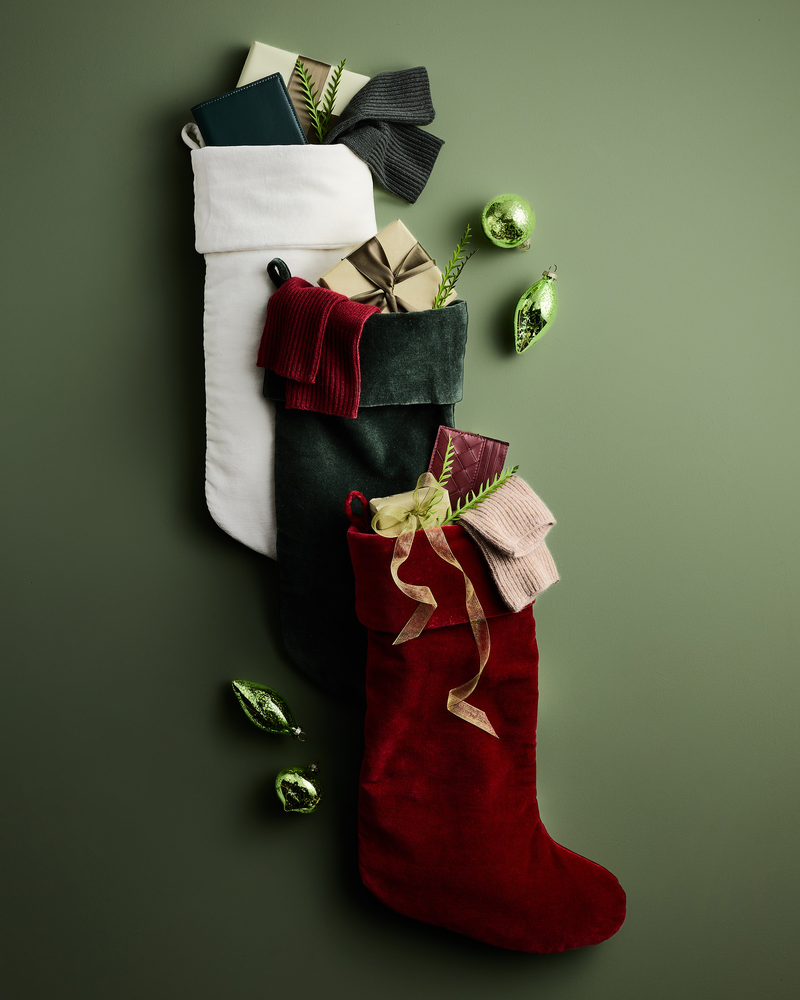 Cotton Velvet Stocking