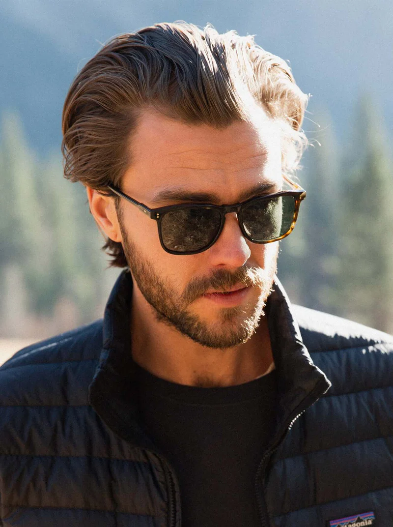 Wiley Men's Square Sunglasses, 56