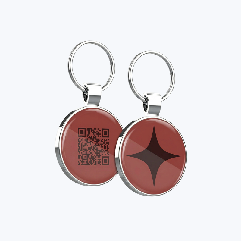 Branded Smart NFC Digital Business Epoxy Keyring