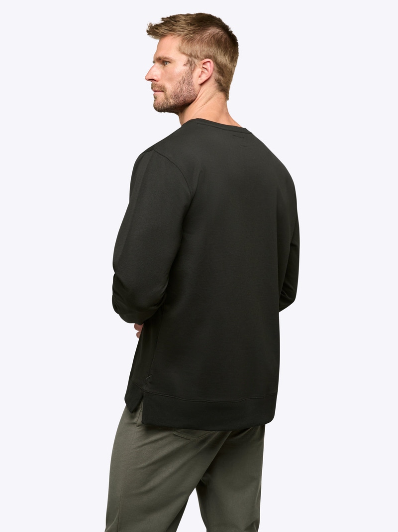 Men's Hyperloop Pullover Split-Hem, Black