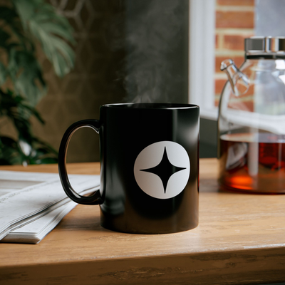 Black Ceramic Mug