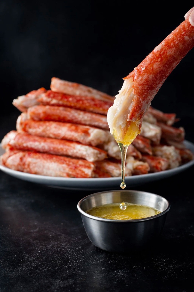 Wild Arctic Snow Crab Leg Merus Meat, 16oz