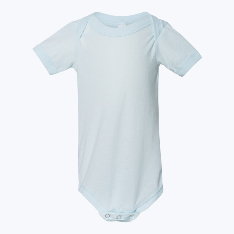 Branded Infant Triblend Short Sleeve Onesie