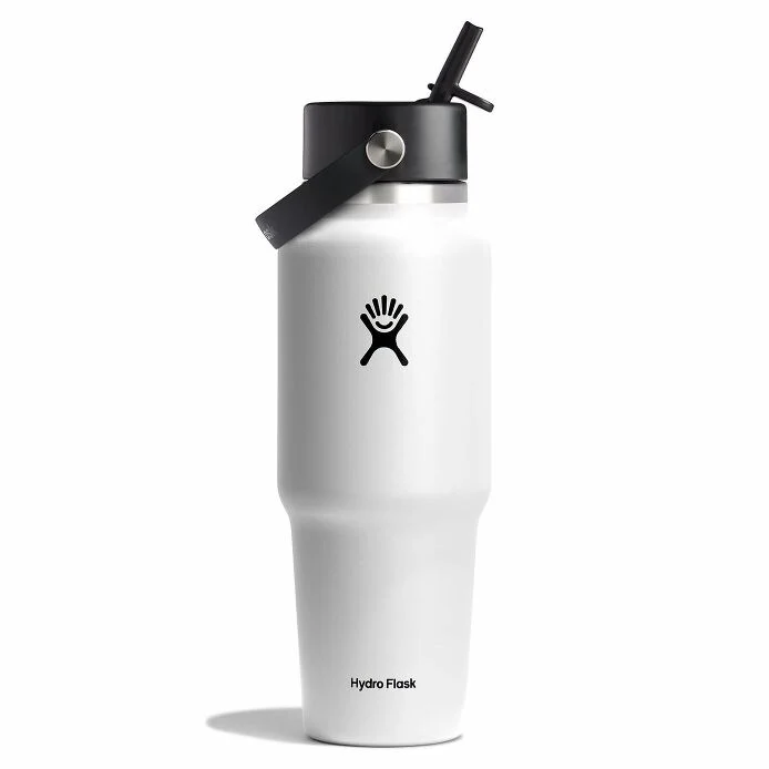32oz Wide Mouth Travel Bottle with Flex Straw Cap