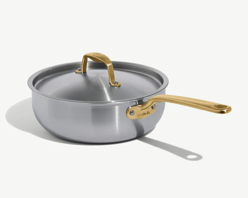 3 QT Stainless Clad Saucier