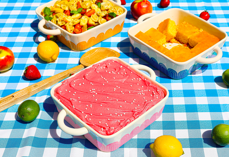 Square Ceramic Baking Dish