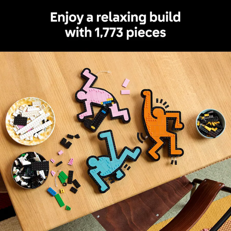 Lego Art: Keith Haring Dancing Figures