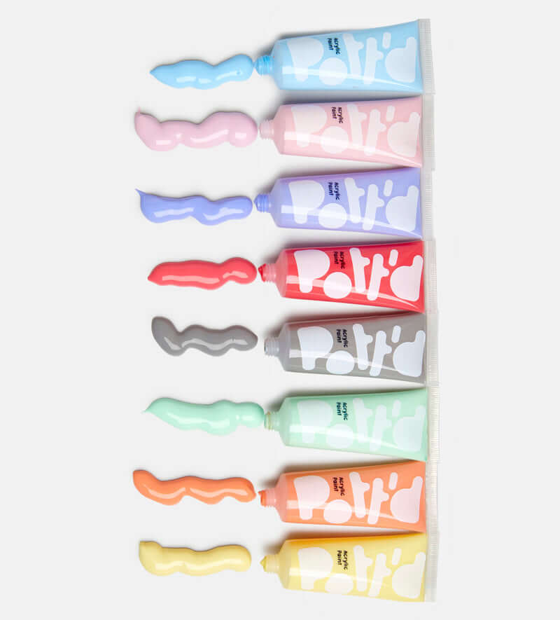 Acrylic Pottery Paint Set