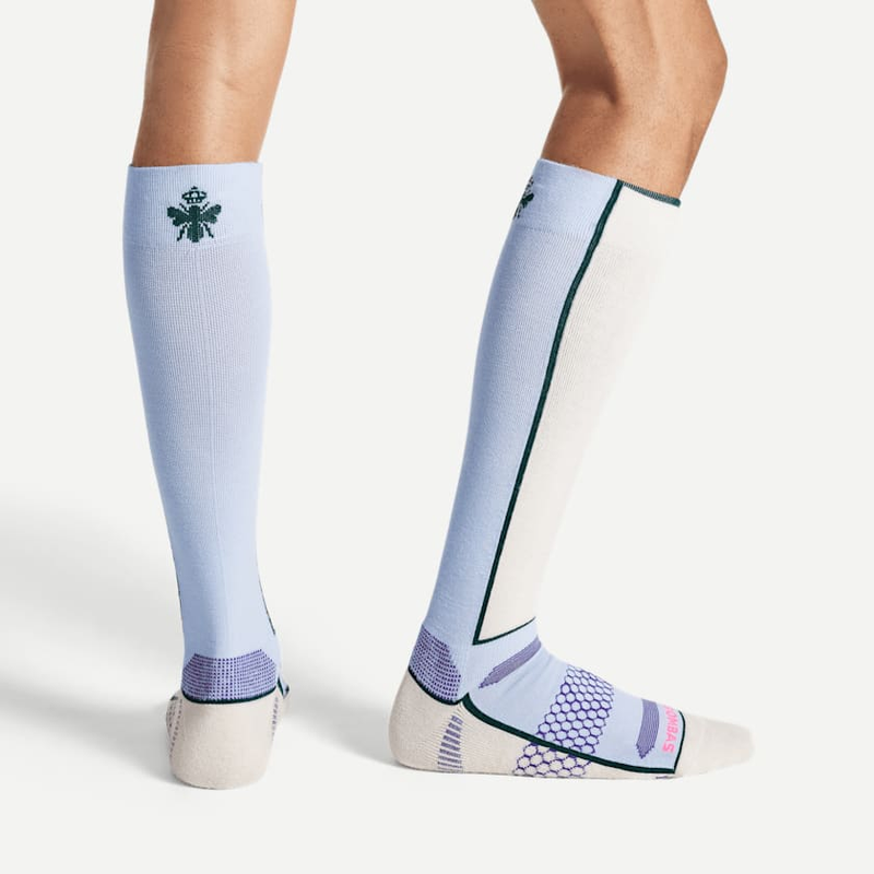 Men's Mid-Cushion Merino Wool Blend Ski & Snowboard Socks