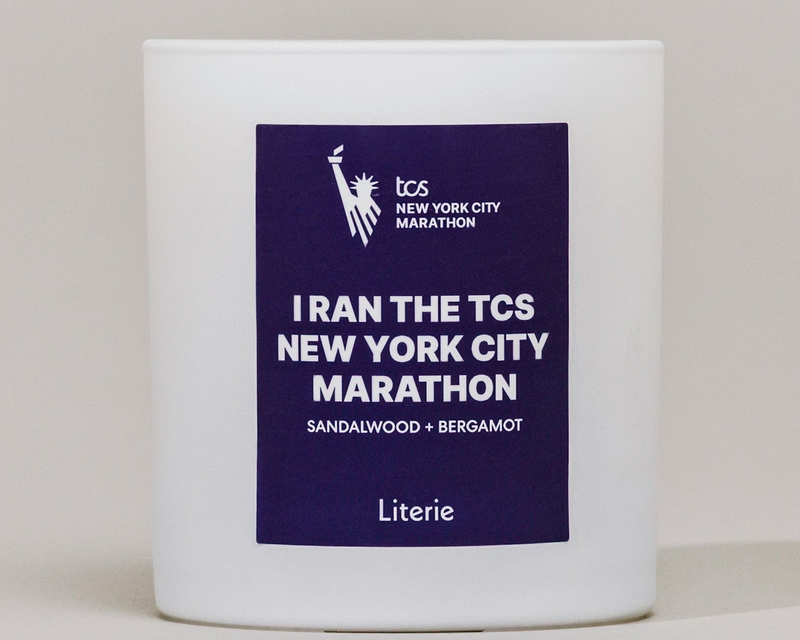 I Ran The TCS New York City Marathon Candle
