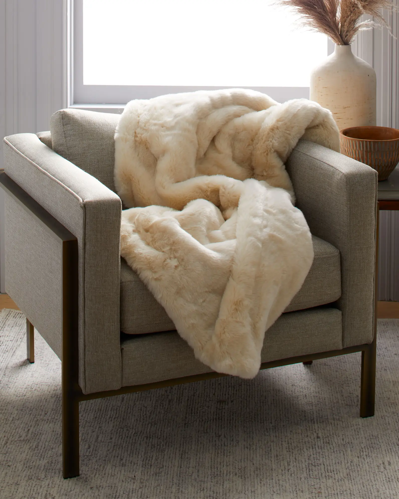 Luxe Faux Fur Throw