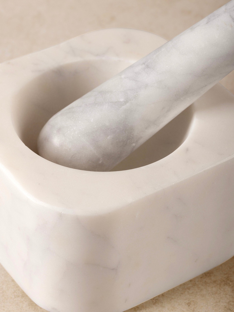 Noble Marble Mortar & Pestle