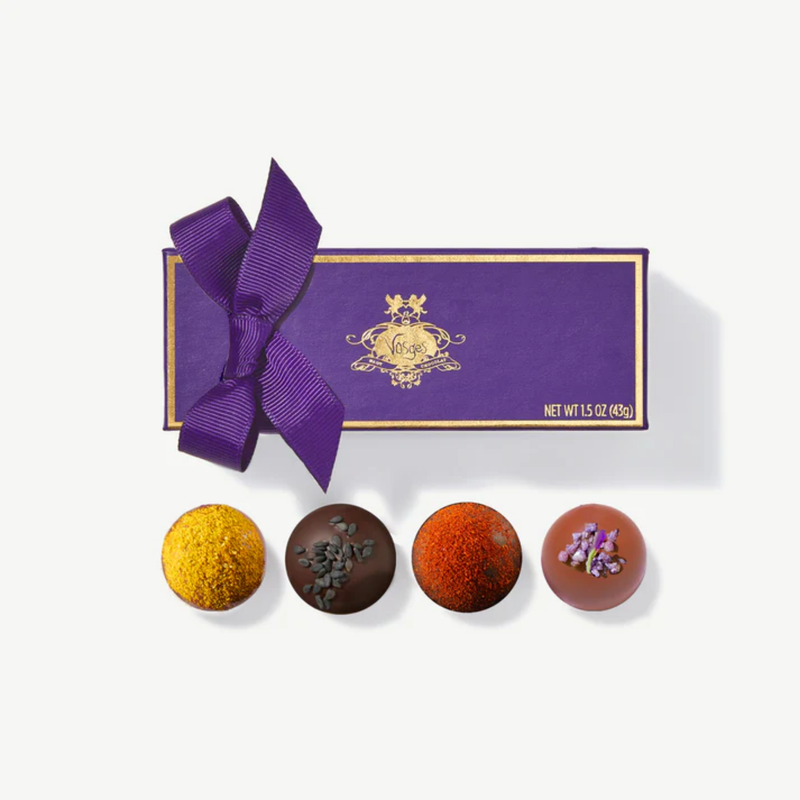 Branded 4-Piece Truffle Box