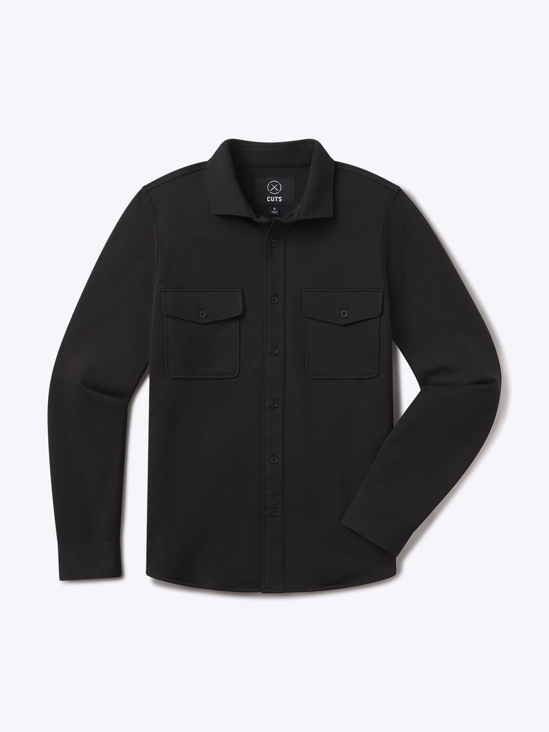 Men's Hyperloop Overshirt, Black