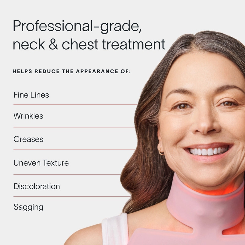 Neck & Chest LED Mask with LightBoost Cream Kit