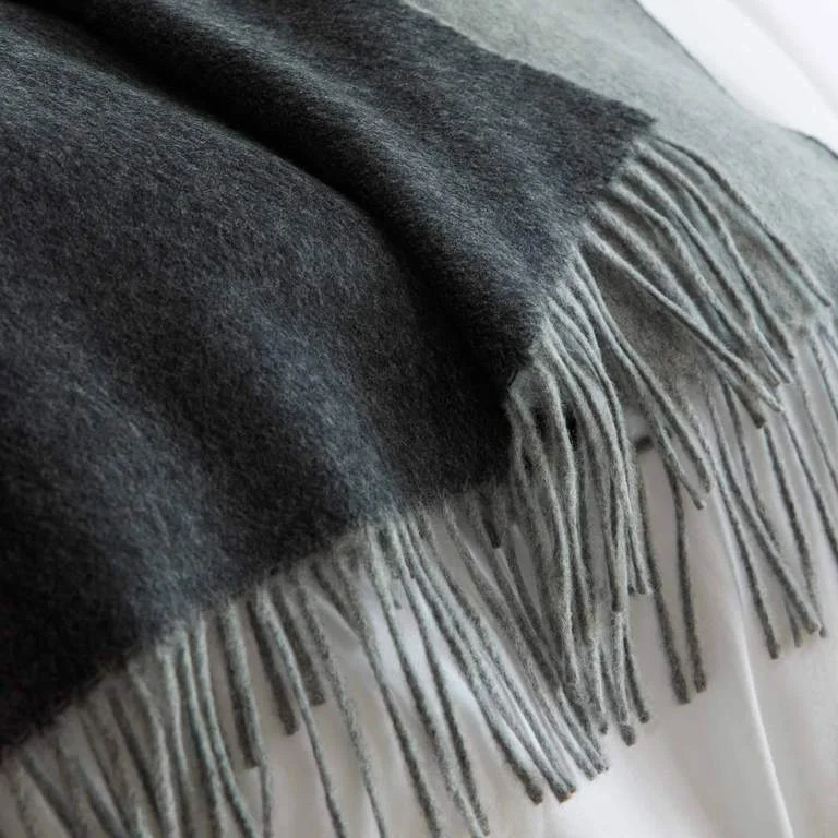 Two-Toned Lambswool Throw Blanket, Recipient's Choice 