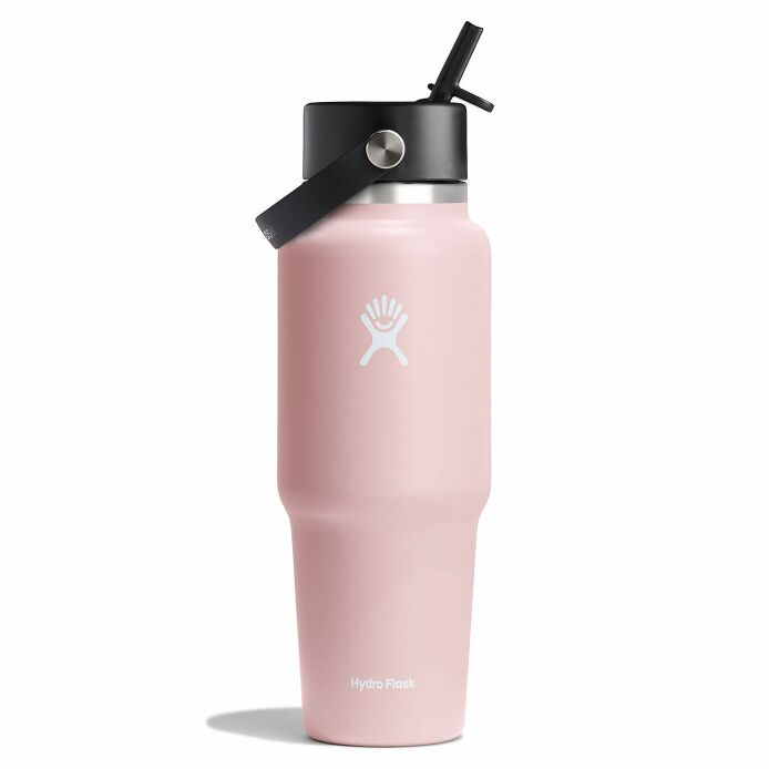 32oz Wide Mouth Travel Bottle with Flex Straw Cap