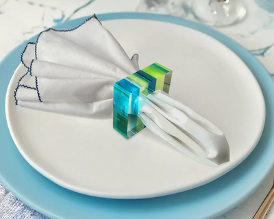 Colorful Napkin Rings, Set of 4