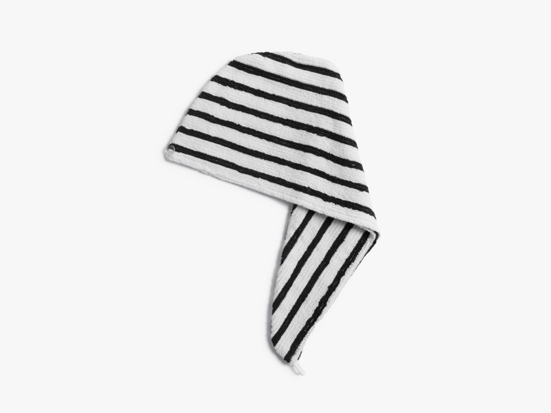 Organic Resort Stripe Hair Wrap