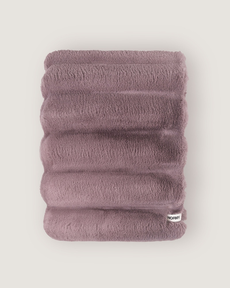 Dimensional Faux Fur Blanket