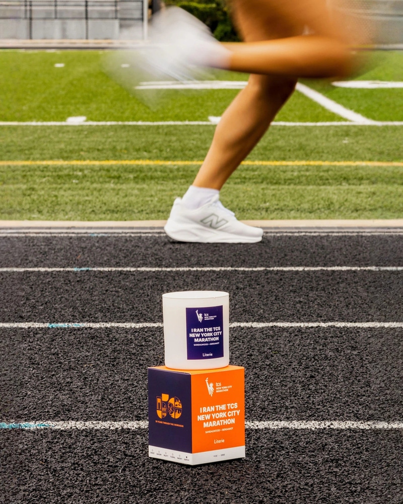 I Ran The TCS New York City Marathon Candle