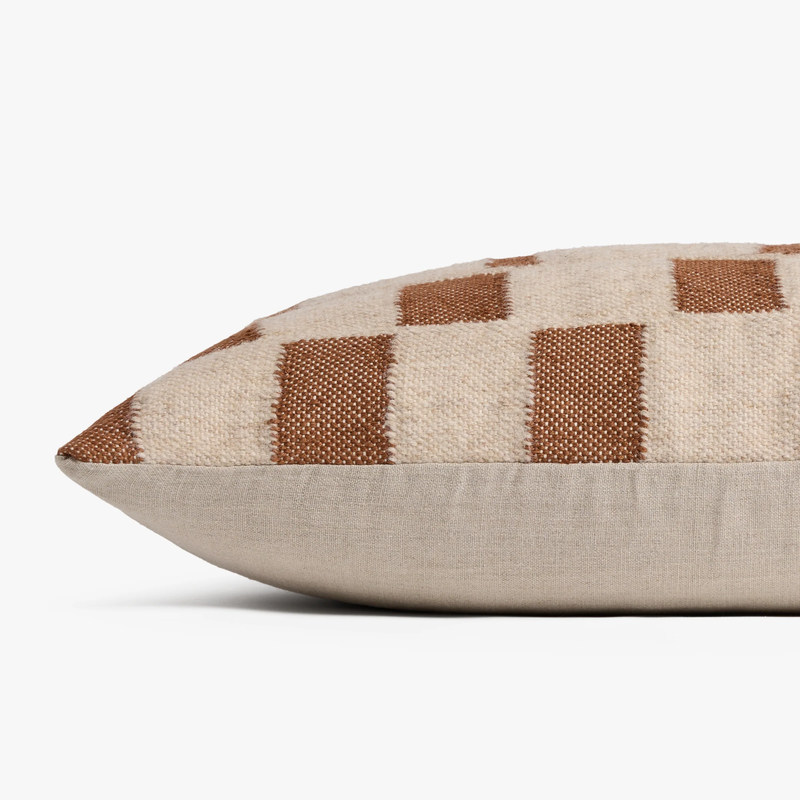 Modern Wool Lumbar Pillow Cover