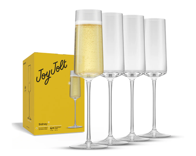 Sidney Champagne Flutes, Set of 4