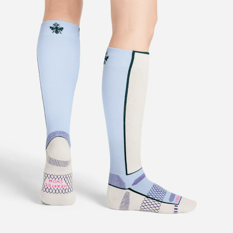 Women's Mid-Cushion Merino Wool Blend Ski & Snowboard Socks