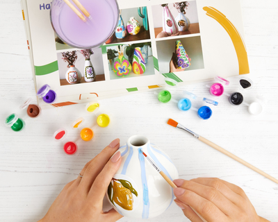 Paint-A-Vase with Paint Pens