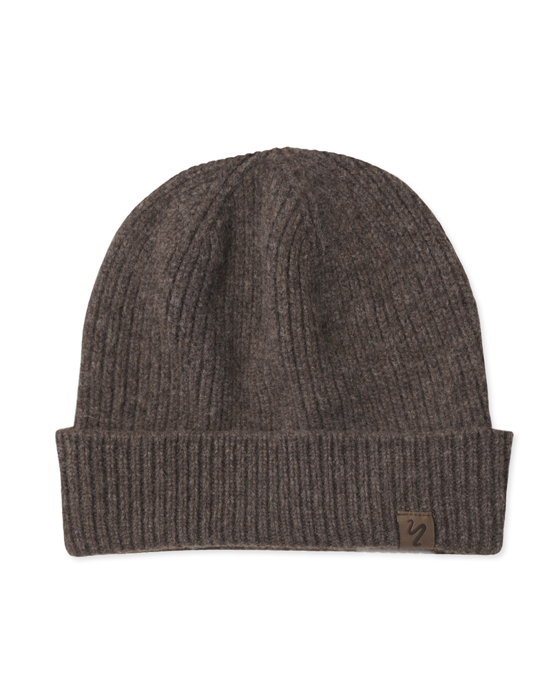 100% Merino Wool Ribbed Beanie