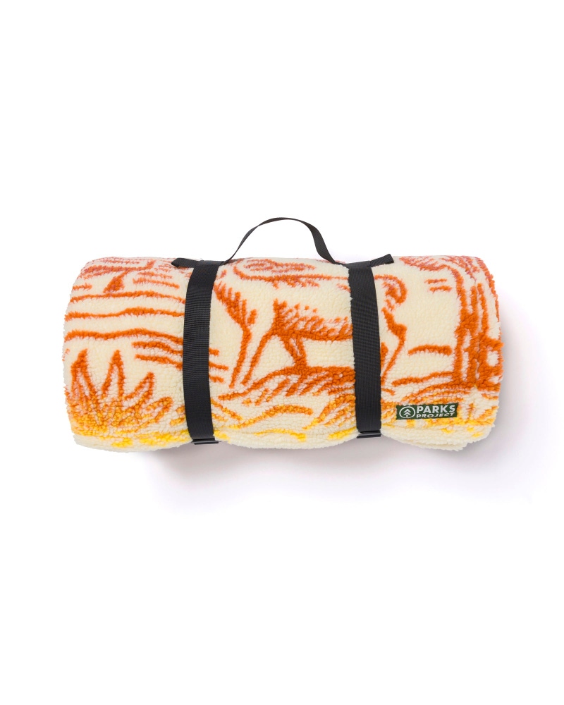 Iconic Parks Ombre High Pile Fleece Throw