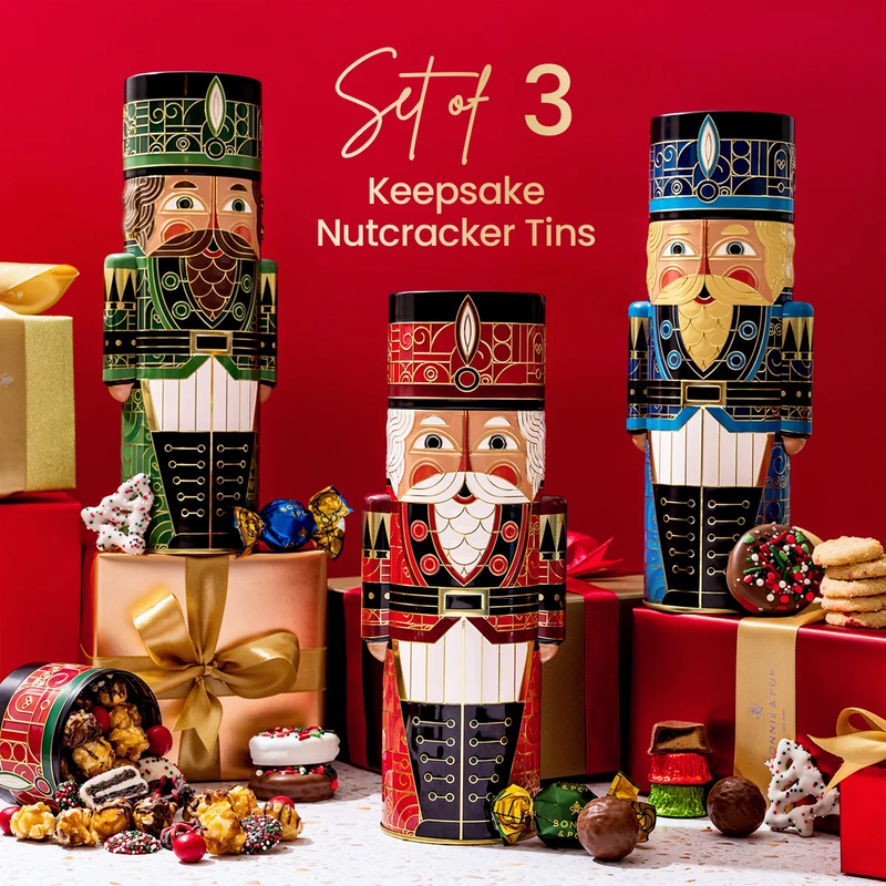 Nutcracker Treat Tin Trio