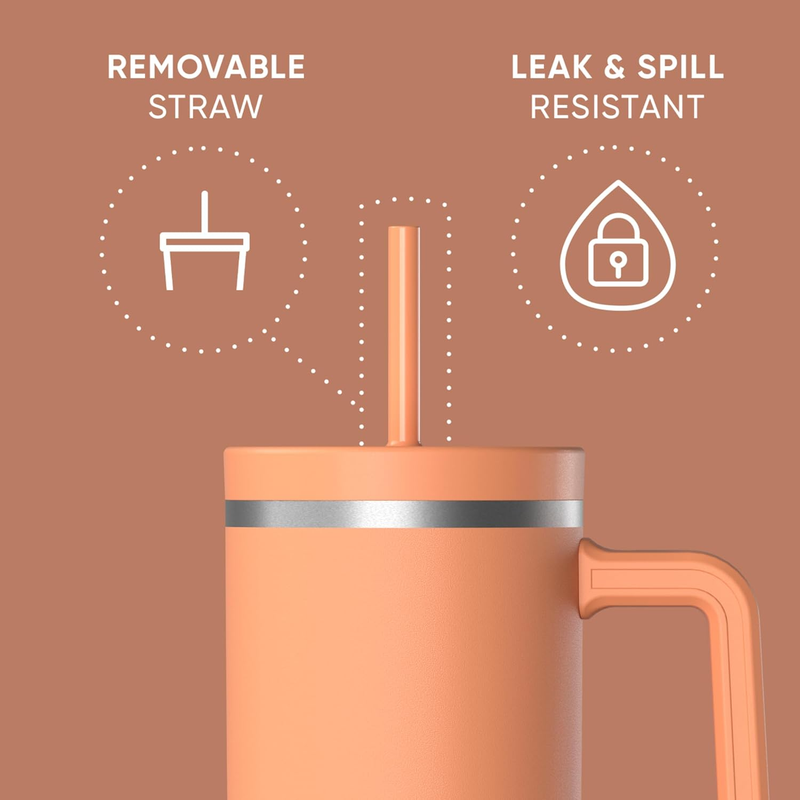 40oz Voyager Tumbler with Straw Lid