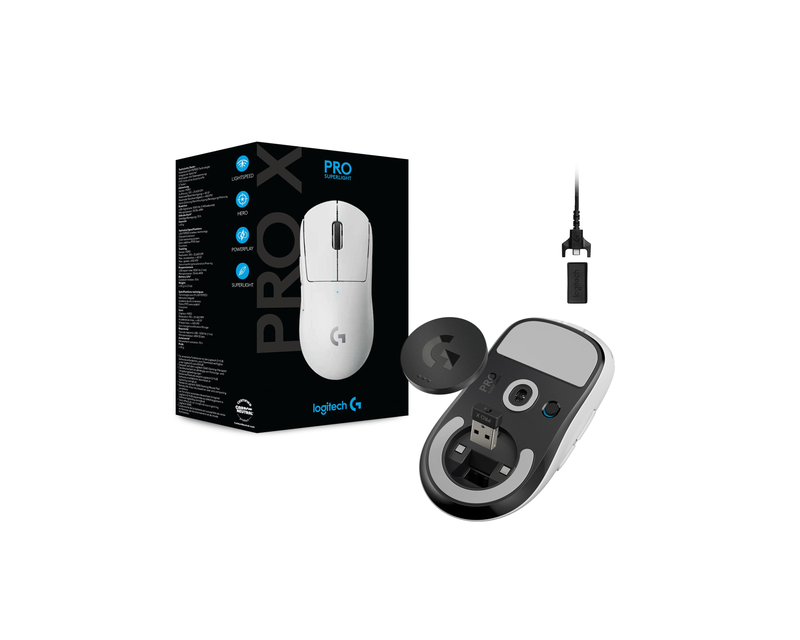 Pro X Superlight Wireless Optical Gaming Mouse with Hero 25K Sensor