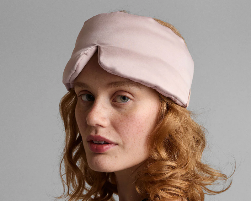 Washable Silk Sleep Mask, Delicate Pink
